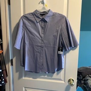 Simply Vera pleat sleeve top NWT